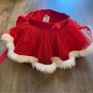 Toby Baby Full Red Christmas Skirt 0-12 Months